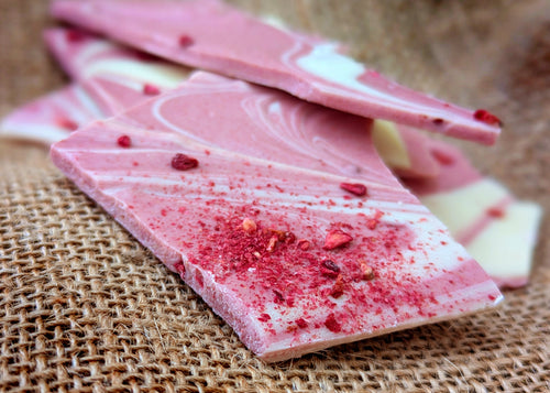 White Chocolate Raspberry Ripple Shards